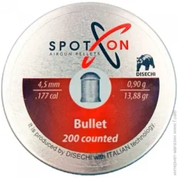 4.5 мм  Пули пневматические Spoton Bullet (4.5 мм, 0.9 г, 200 шт.)