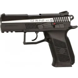Пневматический пистолет ASG CZ 75 P-07 Blowback 4.5мм, никель (16533)
