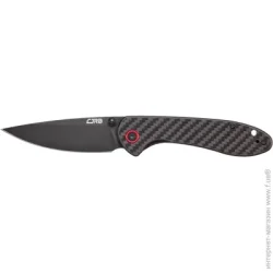 Складной нож Cjrb Knives Feldspar Black Blade, AR-RPM9 Steel, CF, black (J1912-BCF)