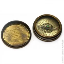 Компас Darshan Компас Морський Бронзовий "victorian Pocket Compas" (D-6, h-2 См) 29275
