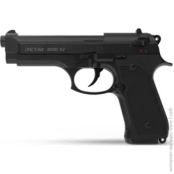 Стартовий пістолет Retay Зброя сигнально-шумова Mod.92, 9мм. до:black