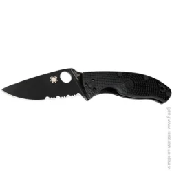 Складаний ніж Spyderco Tenacious Black Blade FRN , (C122PSBBK)