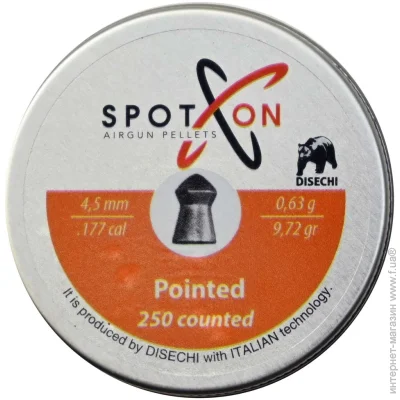 4.5     Spoton Pointed (4.5 , 0.63 , 250 .)