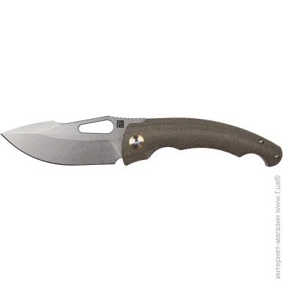   Artisancutlery Artisan Xcellerator SW, AR-RPM9 Steel, Micarta, green (1860P-ODG)