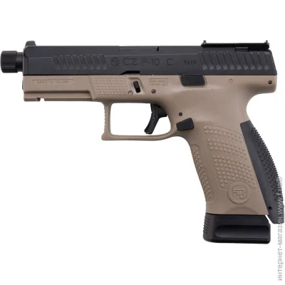ASG   CZ P-10C OR-OT Dual-Tone 6  black/fde (19924)