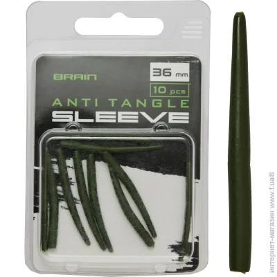 Brain  Anti Tangle Sleeve 36mm (10 /) Green SGXA-904720 (1858.25.12)