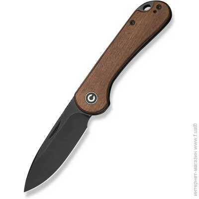   Civivi Elementum Slip Joint Guibourtia Wood C18062AJ-3