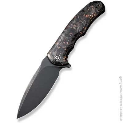   Civivi ͳ Praxis Shredded Carbon Fiber Carbon (1047-C803I)