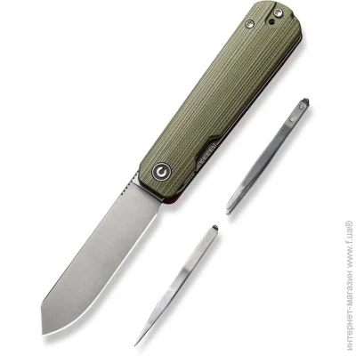   Civivi ͳ Sendy Milled 1 Green (1047-C21004B-1)
