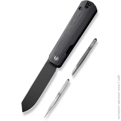   Civivi Sendy Milled Black C21004B-2