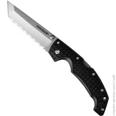   Cold Steel Voyager Large Tanto Point Serrated (29TLCTS)