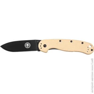   Esee Knives ͳ Avispa Black Blade, AUS-8, nylon :desert tan (BRK1301DTB)