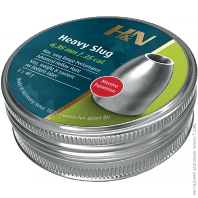 6.35  H&N Slug HP Heavy, 6,35  , 44 gr, 100 /, (96363404401)