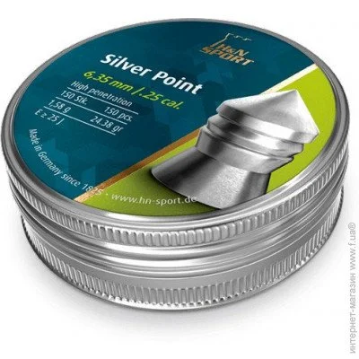6.35  H&N Silver Point 6.35, 1.58, 150. (92346350001)