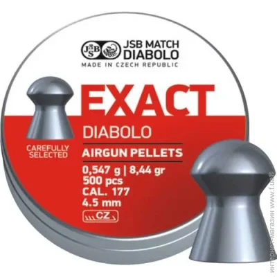 4.5  JSB Diabolo Exact .4,5 500 .