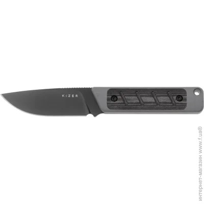   Kizer Smolt G10 Micarta Black :grey (02KI032)