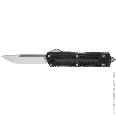   Microtech Scarab II Gen III Drop Point Stoash black (1278-10)
