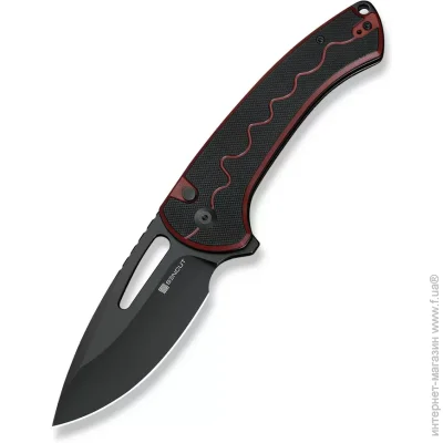   Sencut Squiggy Burgundy/Black S24082A-3