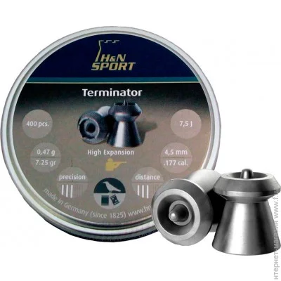 4.5  H&N Terminator Kal. 4,5 mm, 0,47 g. (400 ) 
