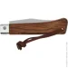 Main Knives Workers line , rosewood handle, clip point blade and PU loop :brown 1344.00.16