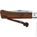 Main Knives Workers line , rosewood handle, clip point blade and PU loop :brown 1344.00.16