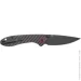   Cjrb Knives Feldspar Black Blade, AR-RPM9 Steel, CF, black (J1912-BCF)