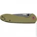   Cjrb Knives Feldspar Black Blade, AR-RPM9 Steel, green (J1912-BGNF)