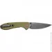   Cjrb Knives Feldspar Black Blade, AR-RPM9 Steel, green (J1912-BGNF)