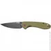   Cjrb Knives Feldspar Black Blade, AR-RPM9 Steel, green (J1912-BGNF)