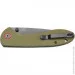   Cjrb Knives Feldspar Black Blade, AR-RPM9 Steel, green (J1912-BGNF)