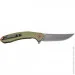   Cjrb Knives Gobi Black Blade, AR-RPM9 Steel, : green (J1906-BGN)