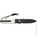   Cjrb Knives CJRB Locust Black Blade, AR-RPM9, Black PVD Steel+ White G10 Inlay :white (J1951-BBW)