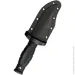   Cst/berger Mini Leather Neck Clip Point (CST CS-39LSAB)