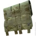 MK Подсумок тройной для магазинов АК закрытый с Molle на кнопках Олива МК MK Подсумок тройной для магазинов АК закрытый с Molle на кнопках Олива МК