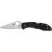   Spyderco Delica Black FRN, Flat Graund (C11FPBK)