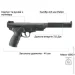   Umarex Browning Buck Mark Magnum 4,5 Pellet (2.4375)